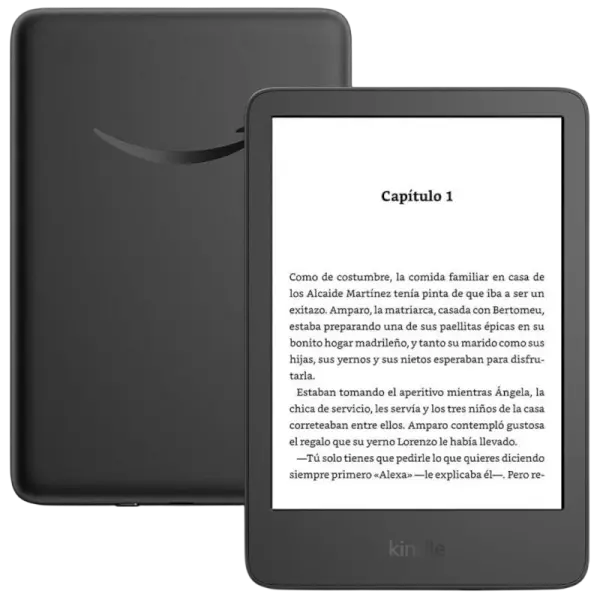 Amazon Kindle 6 Leitor E - Book 2024 Ecrã Táctil 16GB Wi - Fi (Preto)