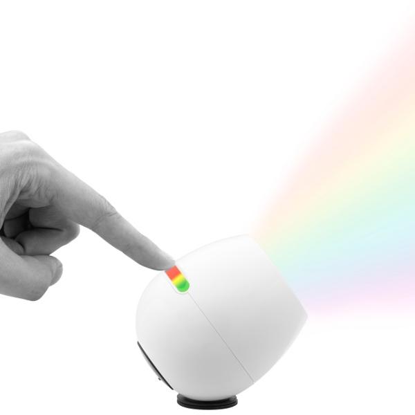 Luz LED RGB (256 Cores) 3W 150Lm com Bateria p/ Ambientes