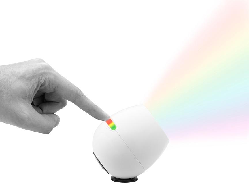 Luz LED RGB (256 Cores) 3W 150Lm com Bateria p/ Ambientes