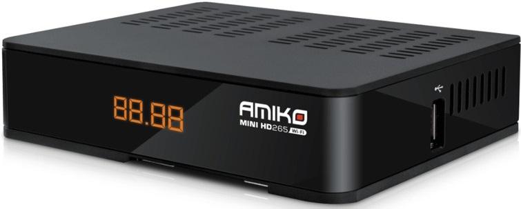 Receptor Satélite Full HD MINI HD265 Wi - Fi - AMIKO