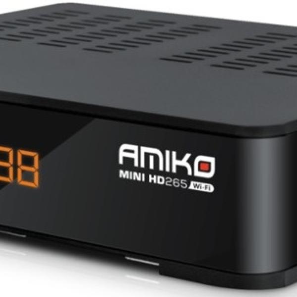 Receptor Satélite Full HD MINI HD265 Wi - Fi - AMIKO