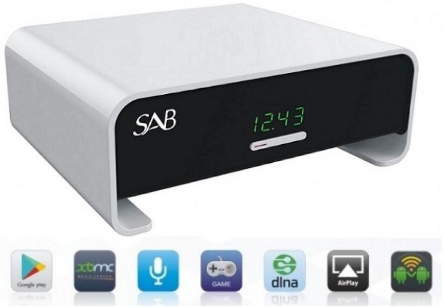 Receptor Satélite Full HD Ethernet (SMART BOX ANDROID) Branco - SAB