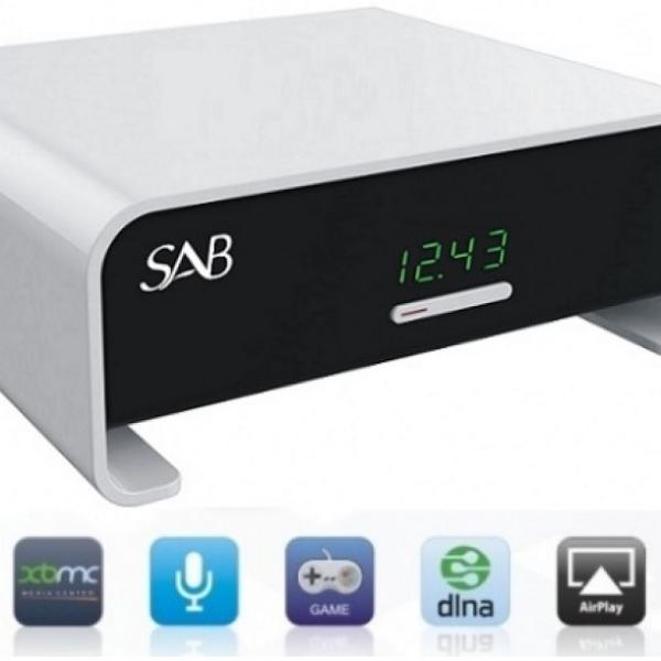 Receptor Satélite Full HD Ethernet (SMART BOX ANDROID) Branco - SAB