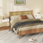 Conjunto de 2 Mesas de Cabeceira de Parede Mesas de Cabeceira Flutuantes com 1 Gaveta para Quarto 40x30x15 cm Branco