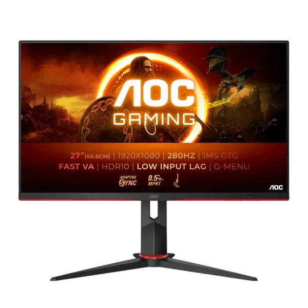 Monitor Gaming 27G2ZN3/BK VA W - LED 27 FHD 16:9 280Hz VESA Adaptive Sync / FreeSync Premium - AOC