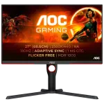 Monitor Gaming AOC Q27G3XMN/BK 27" QHD 1ms 180Hz VA Regulável em Altura
