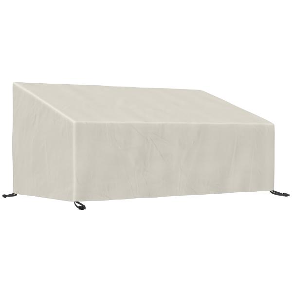 Capa Protetora para Móveis de Jardim 218x111x63 - 101 cm Cobertura de Móveis de Tecido Oxford 600D Impermeável para Sofás Bancos