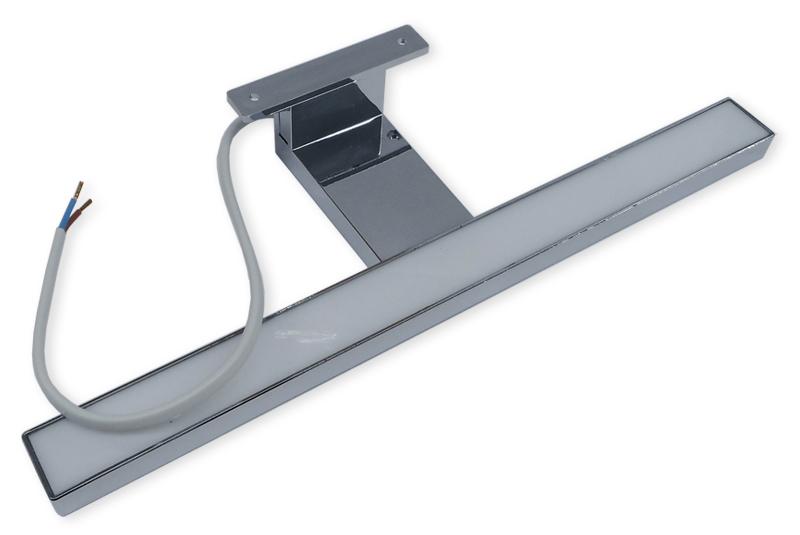 Aplique LED em PVC 220V 8W Branco F. 6000K IP44 400Lm p/ Espelho WC
