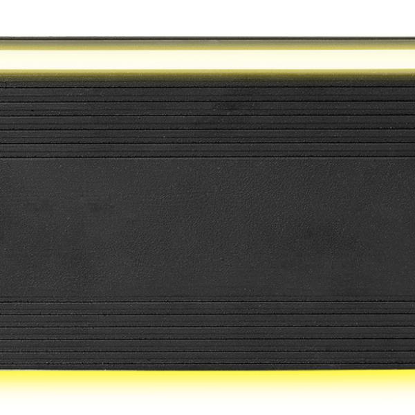 Projector Muro LED 10W Branco F. 6000K 1000Lm - Preto