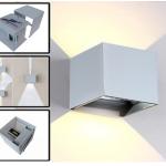 Projector Muro LED Direccionável 6W 3CCT (3000K...6500K) 480Lm (IP65) - Branco