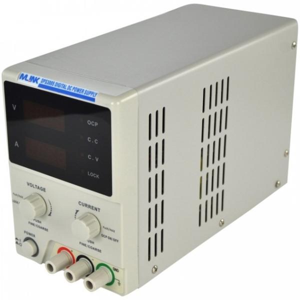 Fonte Alimentação Regulável 0~30V 0~5A c/ Display Duplo