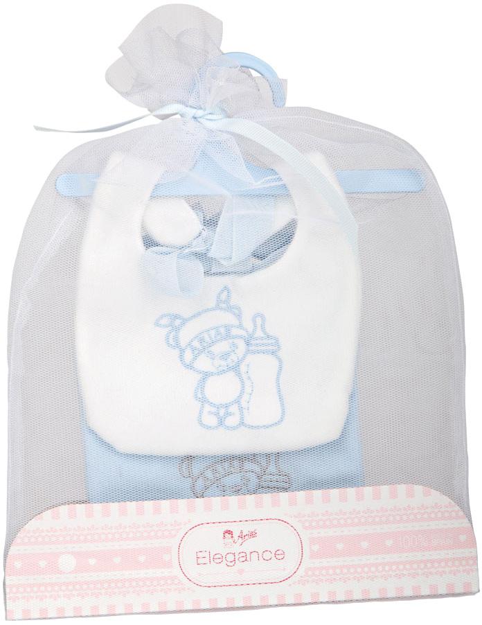 Set 2 Babetes Azul e Branco Lacinho - ARIAS
