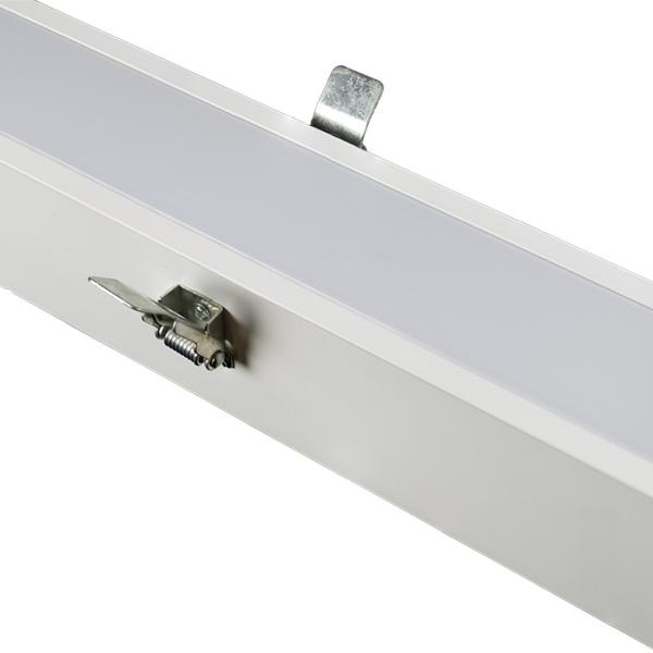 Armadura LED 220V 36W Branco F. 6000K 3200Lm IP20 120º (1,20 mts) Branco - Encastrar