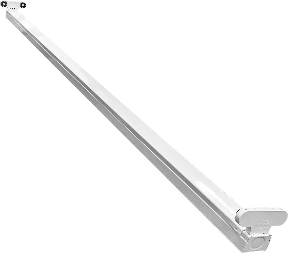Armadura Dupla p/ 2 Lampadas Tubular LED T8 (1,50 mts)
