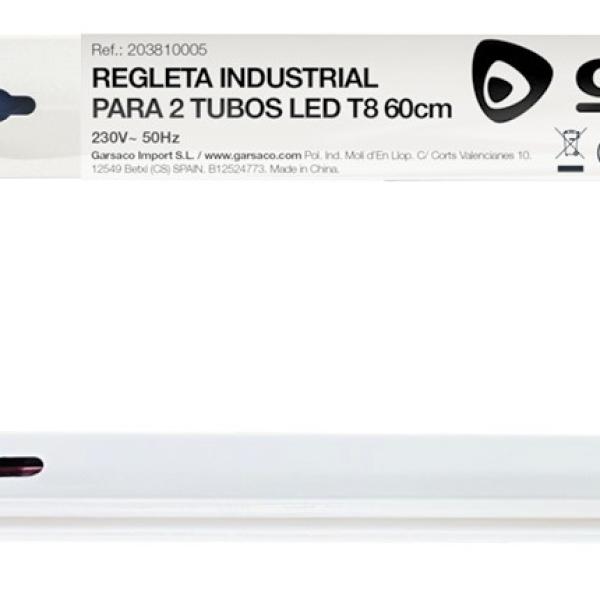 Armadura Dupla p/ 2 Lampadas Tubular LED T8 (60cm) - GSC