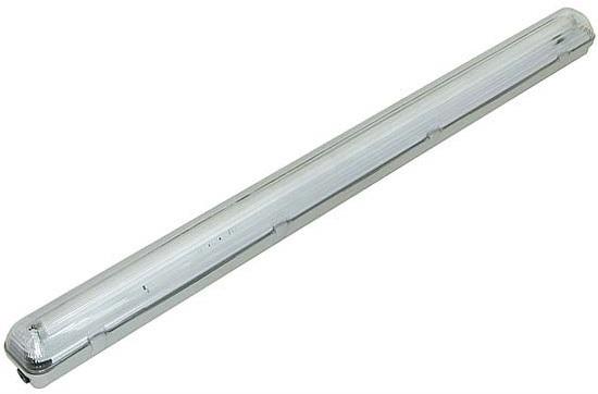 Armadura Estanque (IP65) p/ Lampada Tubular LED T8 60cm