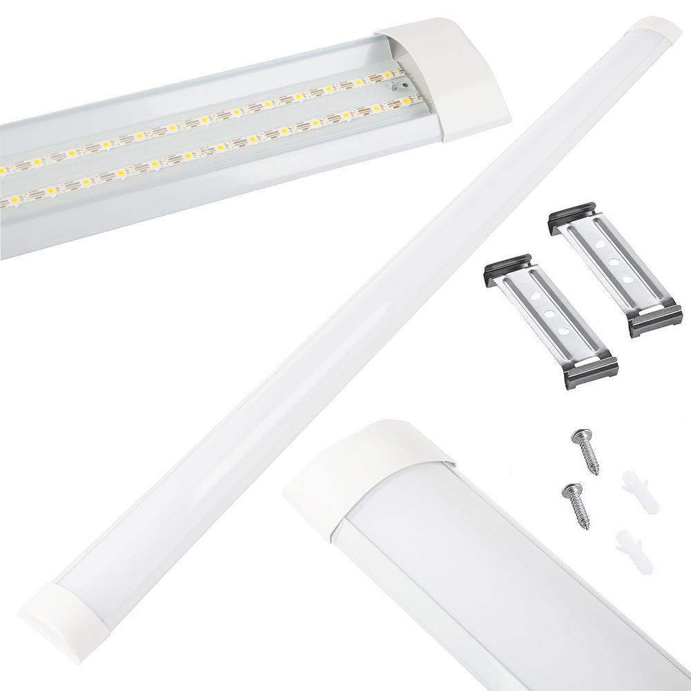 Armadura LED 28W 220V Branco F. 6000K (1,20 mts)