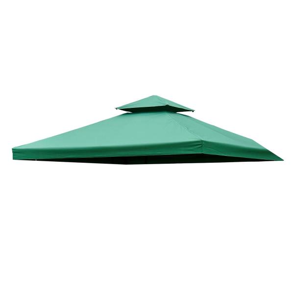 Toldo de Substituição 3x3m para Pérgolas Toldo de Substituição de Pérgolas de Jardim Verde