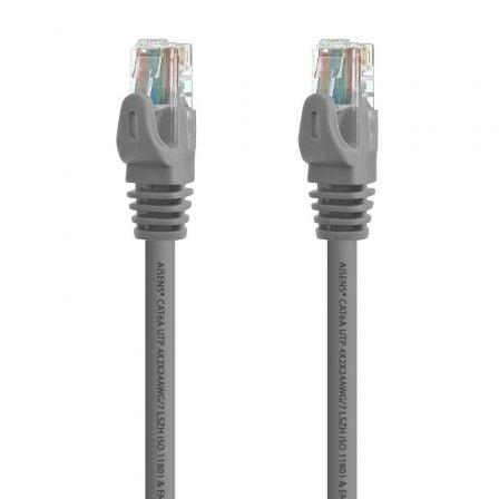 Cabo de Rede Aisens AWG24 UTP Aisens A145 - 0587 Cat.6A LSZH 1m Cinza — Recondicionado