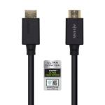 Cabo HDMI Aisens HDMI 2.1 2m 8K 60Hz 48Gbps Certificado Preto