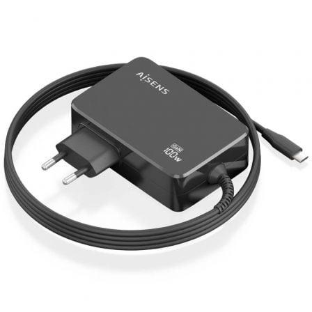 Carregador GaN 100W USB - C 1,8 mts (Preto) - AISENS — Recondicionado