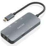 Hub USB - C (1xHDMI 1xRJ45 3xUSB - A 1xUSB - C PD) Cinza - AISENS