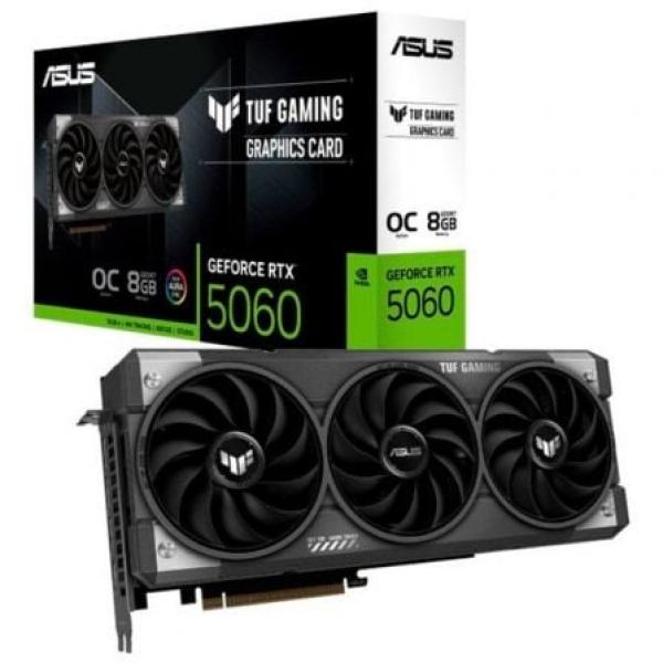 Placa Gráfica Asus TUF Gaming GeForce RTX 5060 OC Edition 8GB GDDR7