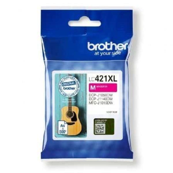 Tinteiro Original Brother LC421XL Alta Capacidade Magenta — Recondicionado