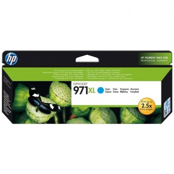 Tinteiro Original HP nº971 XL Alta Capacidade Azul