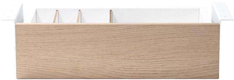 Gaveta Artisan Branco/Madeira (42 x 11,5 x 27,8cm) - PHOENIX