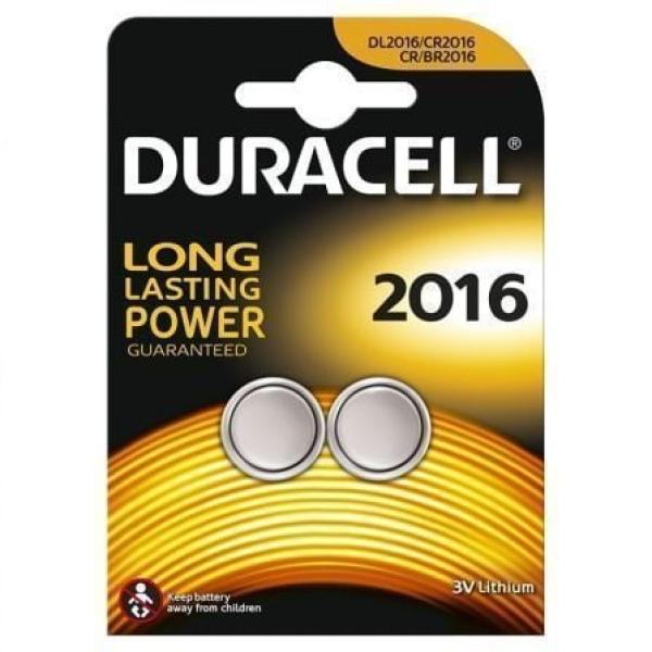 Pack de 2 Pilhas Duracell DL2016B2/ 3V
