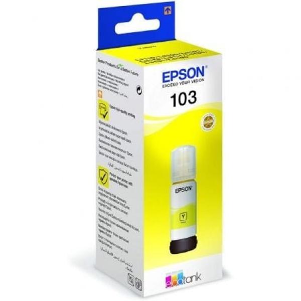 Recarga Ecotank de Tinta Original Epson nº103 Amarelo — Recondicionado