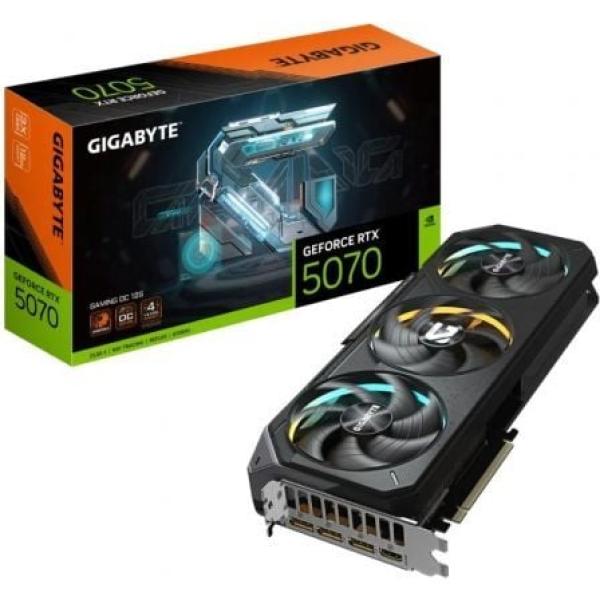 Placa Gráfica Gigabyte GeForce RTX 5070 Gaming OC 12GB GDDR7
