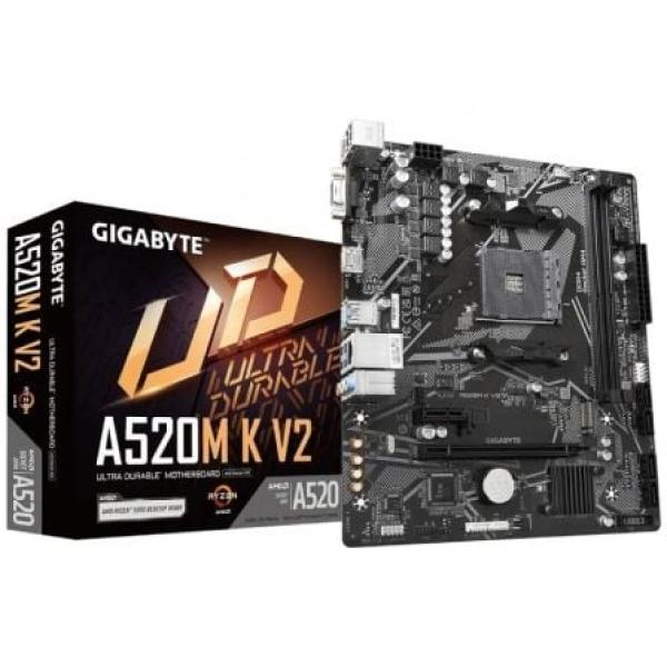 Motherboard Gigabyte A520M K V2 Socket AM4 — Recondicionada