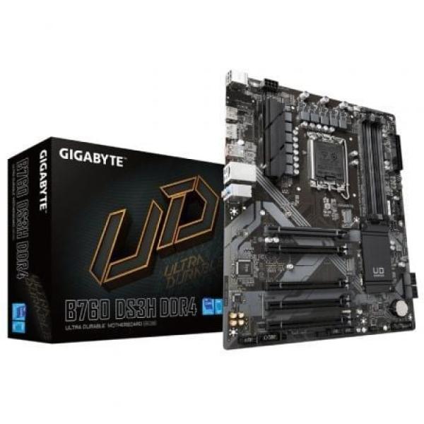 Motherboard ATX B760 DS3H DDR4 Intel B760 Express LGA 1700 - GIGABYTE