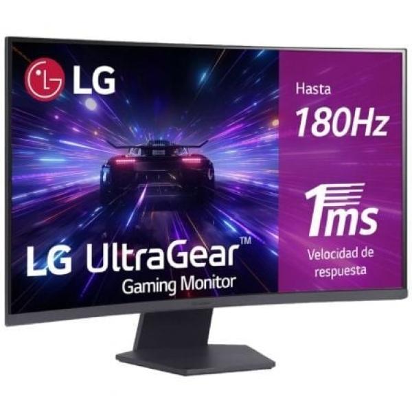 Monitor Gaming Curvo LG UltraGear 32GS60QC - B 31.5" QHD 1ms 180Hz VA Preto
