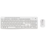 Teclado e Rato Sem Fios Logitech Silent Touch MK295 Branco — Recondicionado
