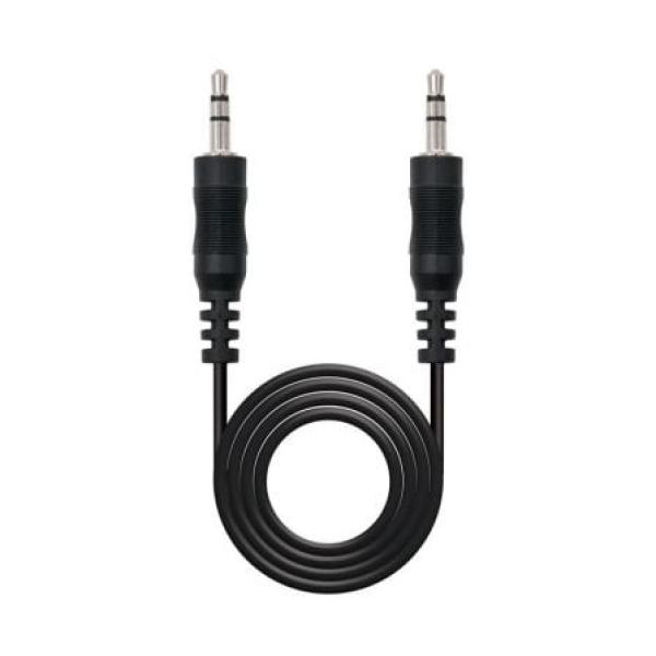 Cabo Audio Nanocable 10.24.0103 Jack 3.5 Macho - Jack 3.5 Macho 3Metros Preto