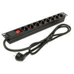 Régua de 8 Tomadas com Interruptor Phasak BNS 1518 Cabo 1.5m
