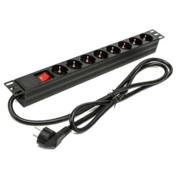 Régua de 8 Tomadas com Interruptor Phasak BNS 1518 Cabo 1.5m