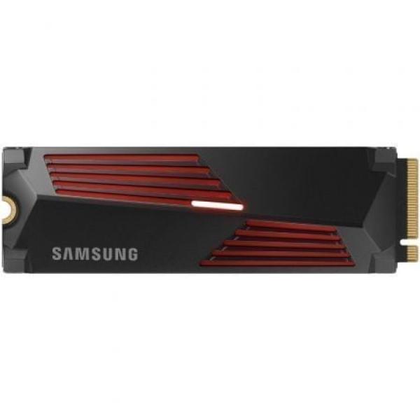 Disco SSD Samsung 990 PRO 1TB M.2 2280 PCIe 4.0 com Dissipador de Calor Compativel com PS5 e PC