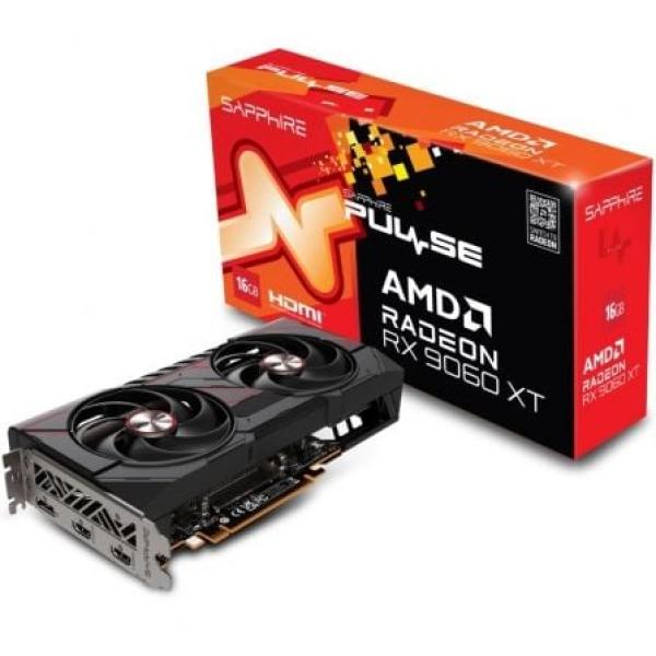 Placa Gráfica Sapphire Pulse Radeon RX 9060 XT Gaming OC 16GB GDDR6