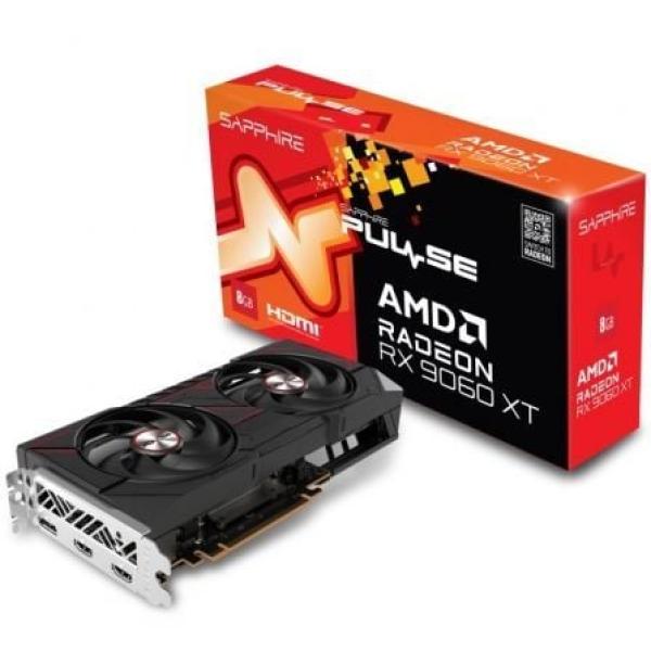Placa Gráfica Sapphire Pulse Radeon RX 9060 XT Gaming 8GB GDDR6