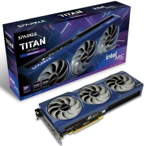 Placa Gráfica Sparkle Intel Arc B580 Titan OC Edition 12GB GDDR6