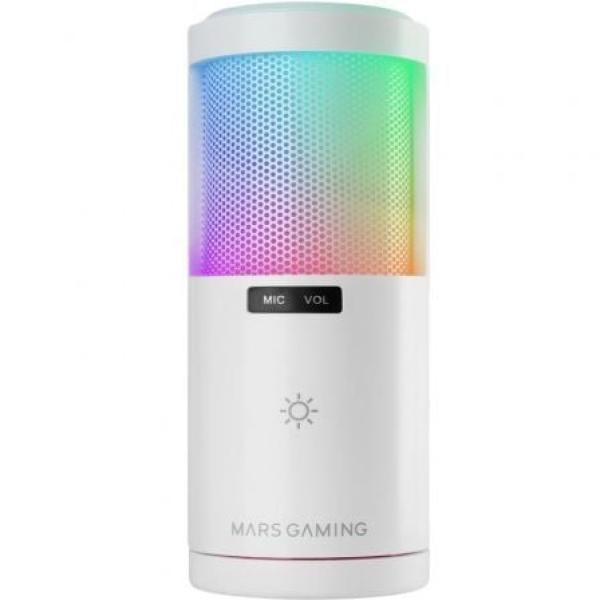 Microfone Mars Gaming MMIC - SC USB 2.0 Branco
