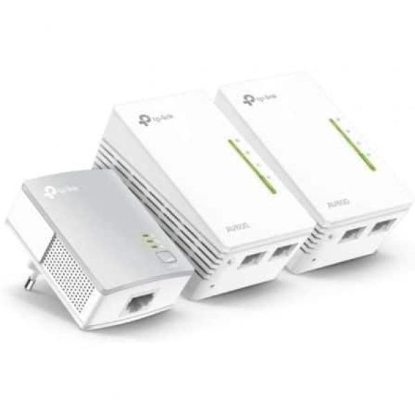 Adaptador Powerline TP - Link WPA4220TKit 500Mbps, alcance de 300 m, pack de 3 — Recondicionado