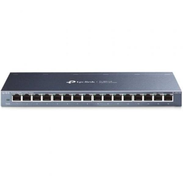Switch TP - Link TL - SG116 16 Portas RJ - 45 10 100 1000 — Recondicionado