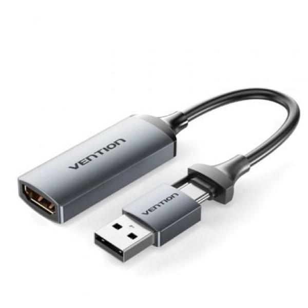 Vention ACWHA — Conversor HDMI 4K 60Hz - HDMI A para USB