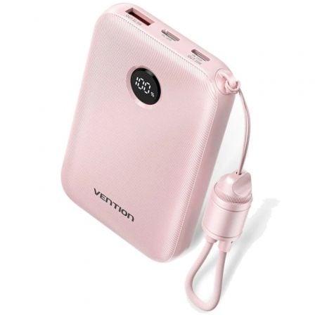 Vention FKAP0 - C — Powerbank 10.000mAh + cabo (rosa)