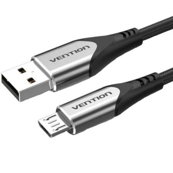 Vention COAHG — Cabo USB 2.0 USB - A para Micro USB, 1,5 m, cinzento